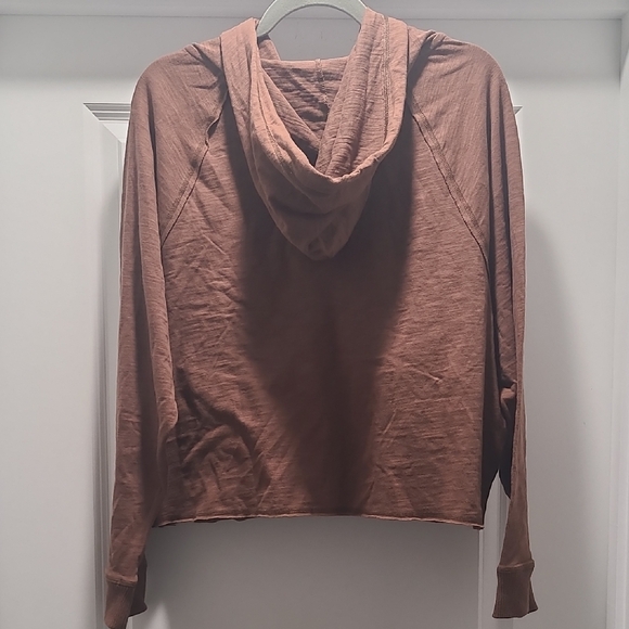 NWT PINK Victoria's Secret Brown Zip-Up Hoodie - Picture 2 of 8